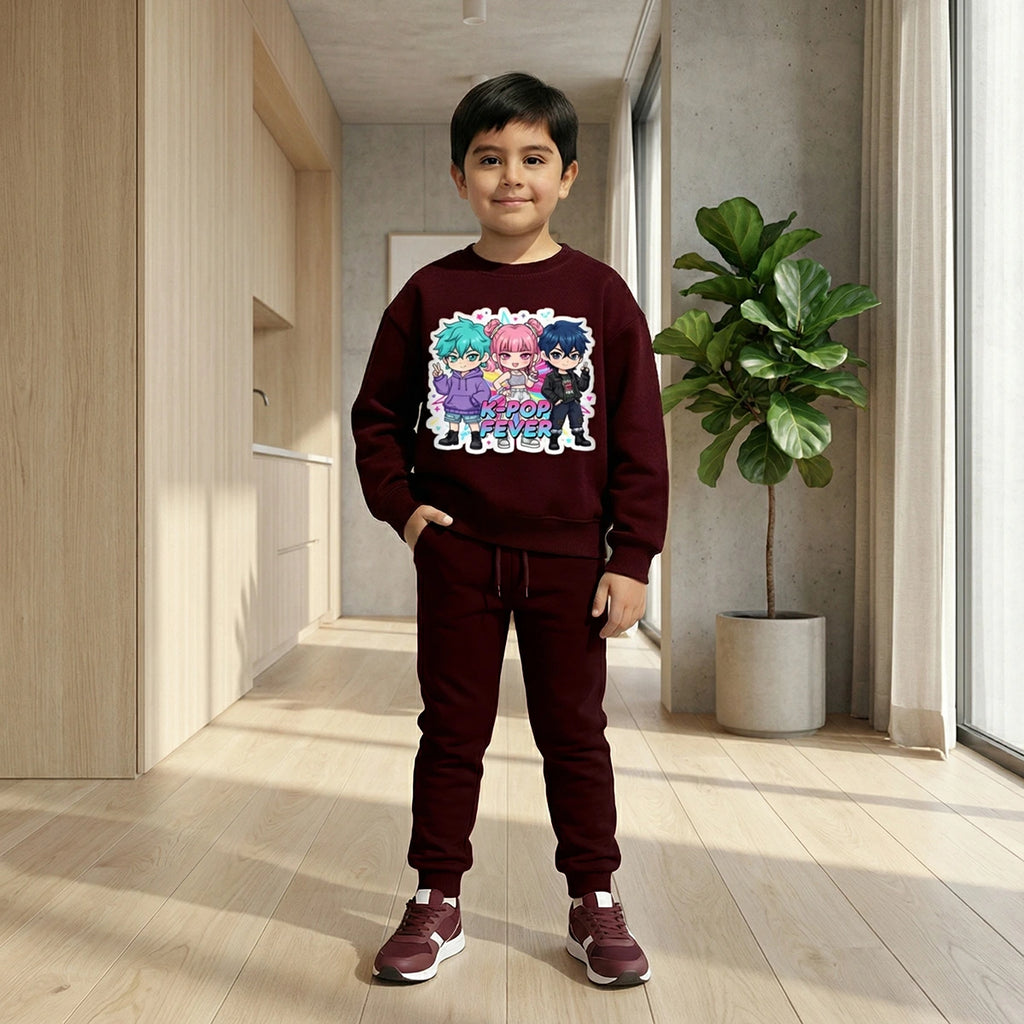 Boys' graphic sweatshirt and joggers set by Includ