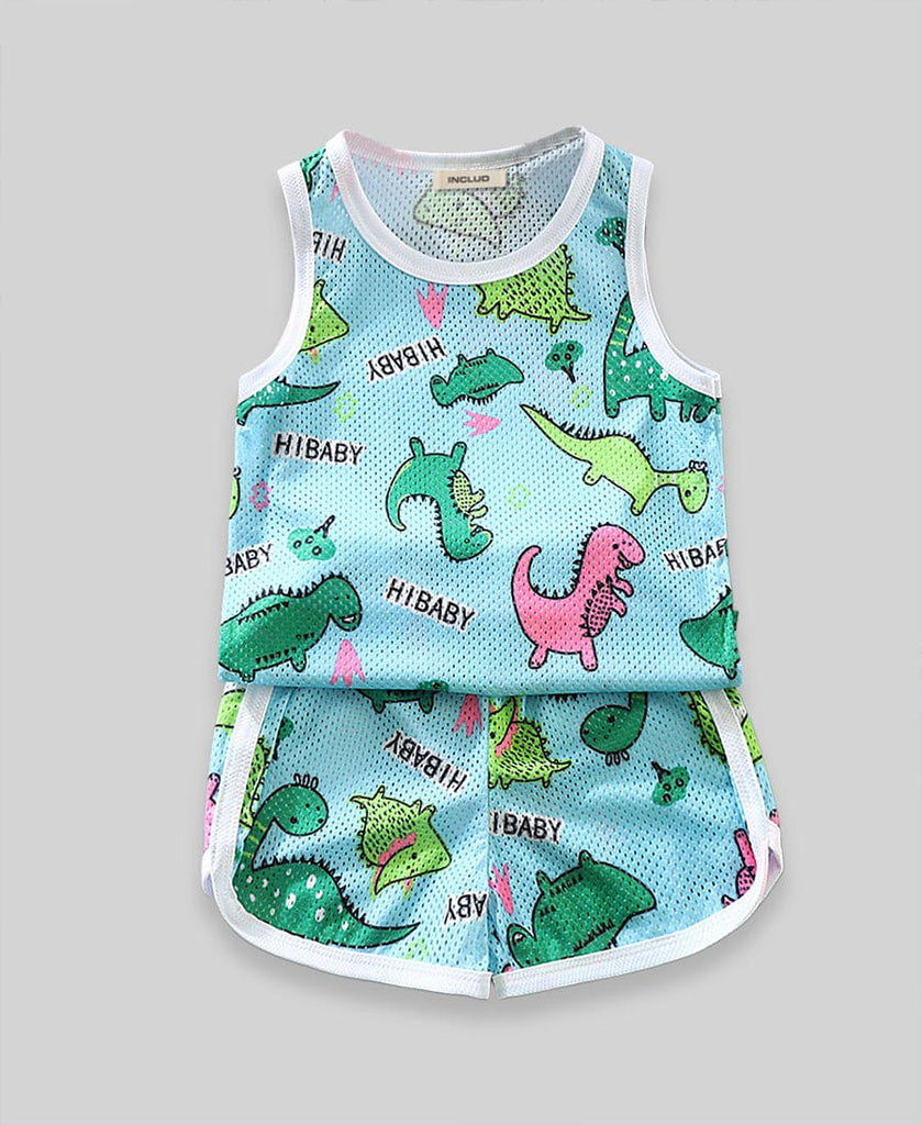 Boys Sleeveless Knitted Two Piece Set Sets Style 11 1-2 Y 