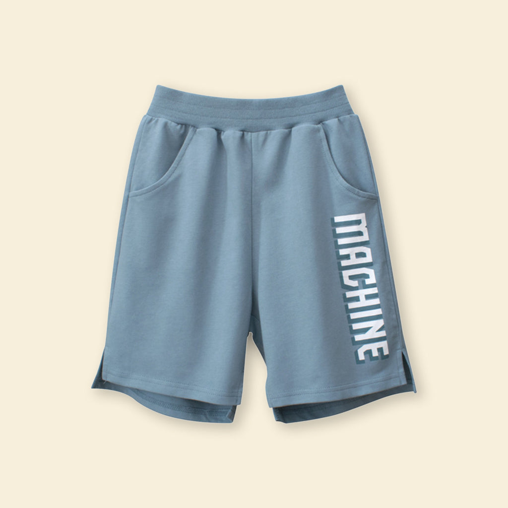 Boys Elasticated Knee Length Shorts Shorts Light Blue 7-8 Y 