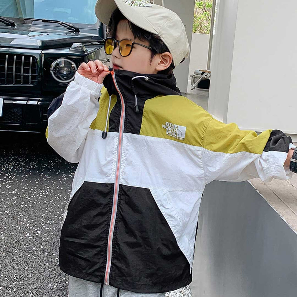 Boys Long Sleeve Sun Protection Summer Jacket Coats & Jackets Yellow 3-4 Y 