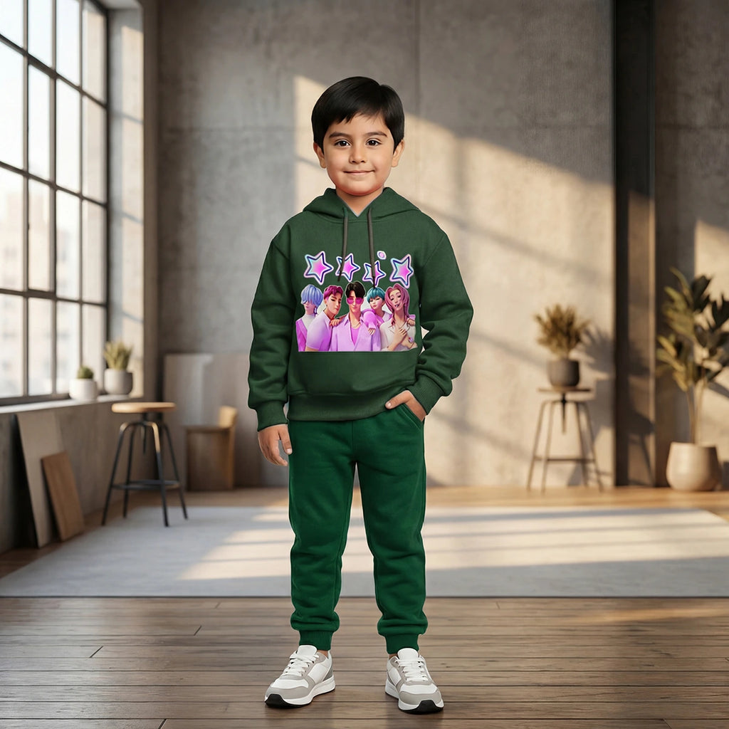 Boys' graphic hoodie and joggers set by Includ