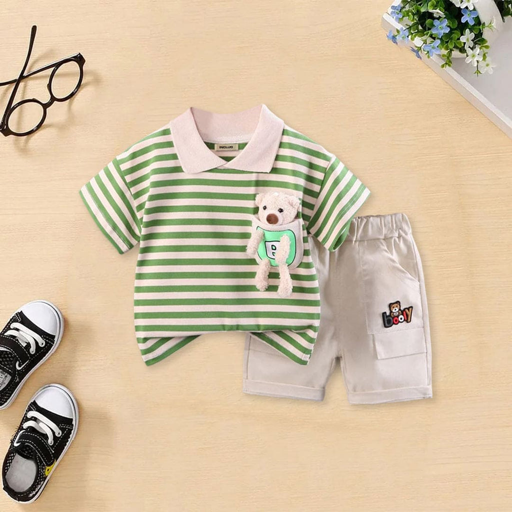 Boys Polo Neck Tshirt with Shorts Set Sets