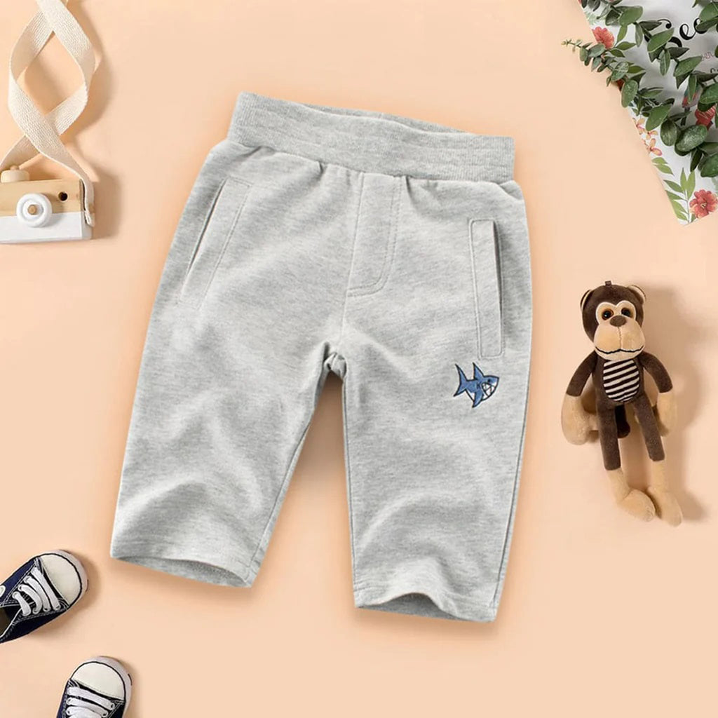 Boys Casual Bermuda Shorts Bermudas Grey 1-2 Y 