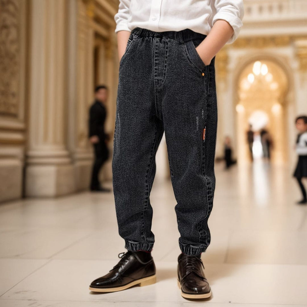 Boys Black Denim Jogger (Copy) Joggers Black 2-3 Y