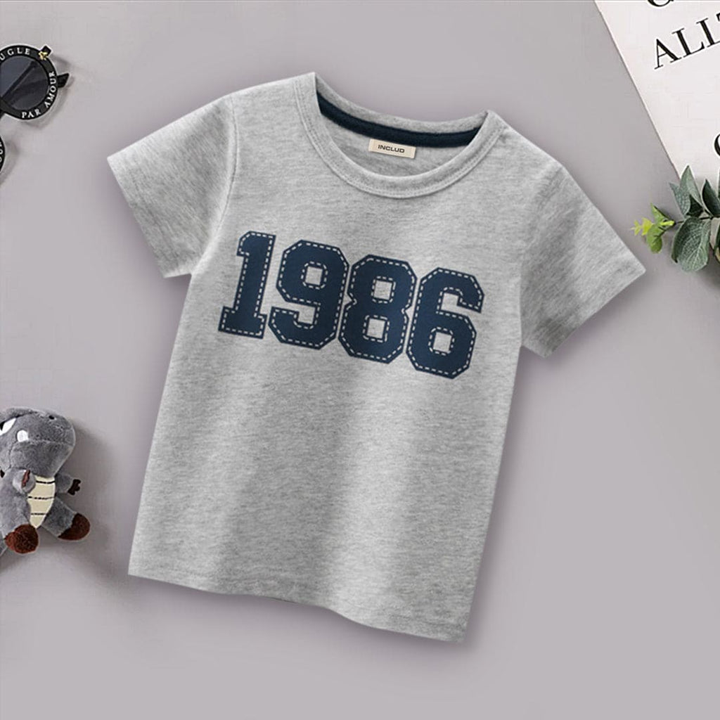 Numerical Print Tshirt Tshirts   