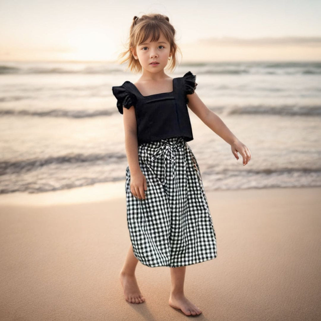Girls Casual Clothing Sets Sets Black 1-2 Y