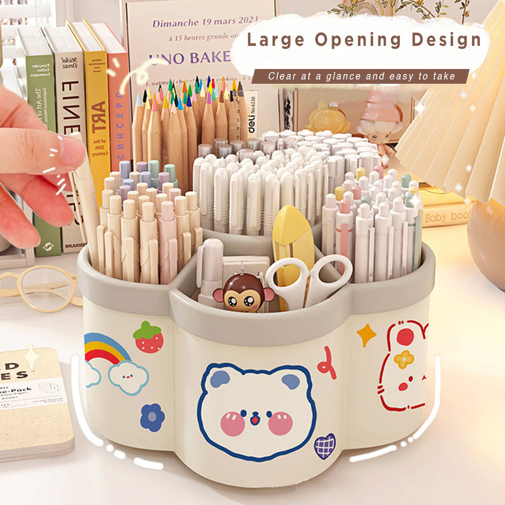 Unisex Multi-functional Desk Organizer Trending Accessories Off White Onesize