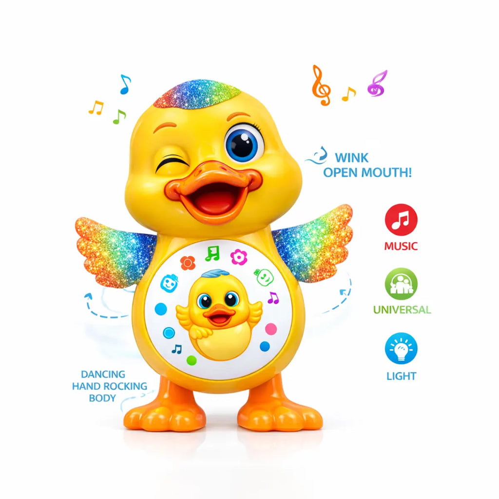 Cute Dancing Duck Toy By Includ Trending Accessories Yellow Onesize