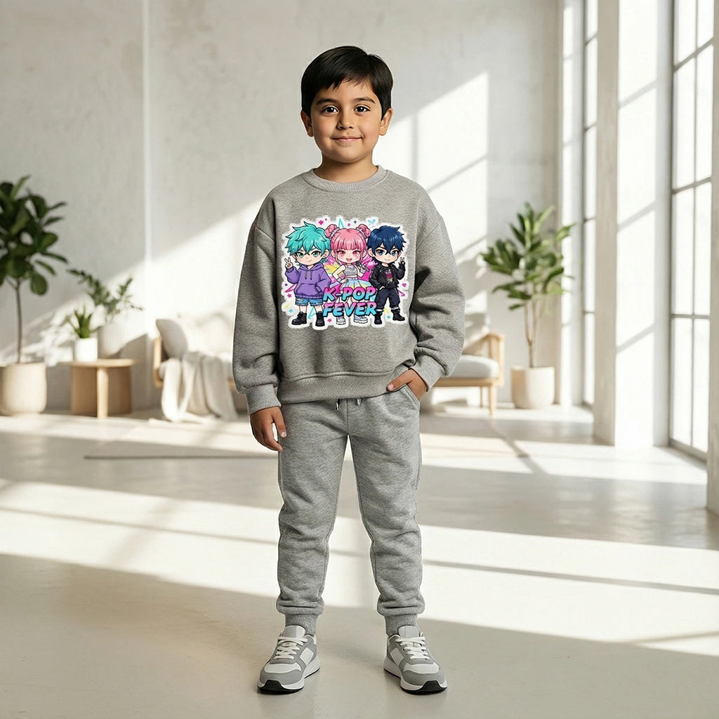 Boys' graphic sweatshirt and joggers set by Includ