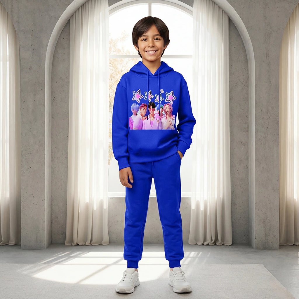 Boys' graphic sweatshirt and joggers set by Includ