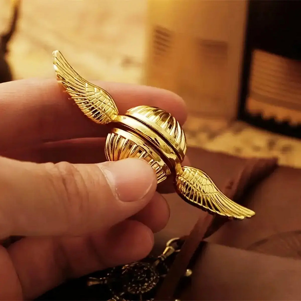 Unisex Gold Harry Potter Fidget Spinner Trending Accessories Trending Accessories Gold Onesize
