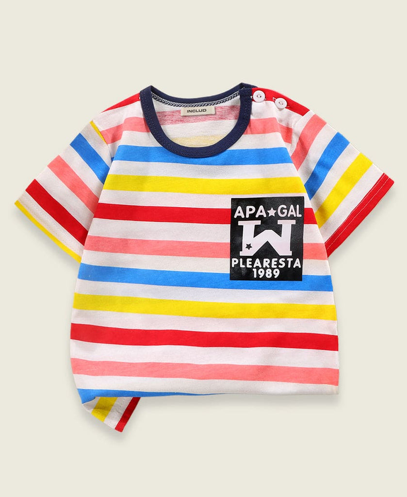 Boys All Over Printed Round Neck T-shirts Tshirts Style 5 1-2 Y 