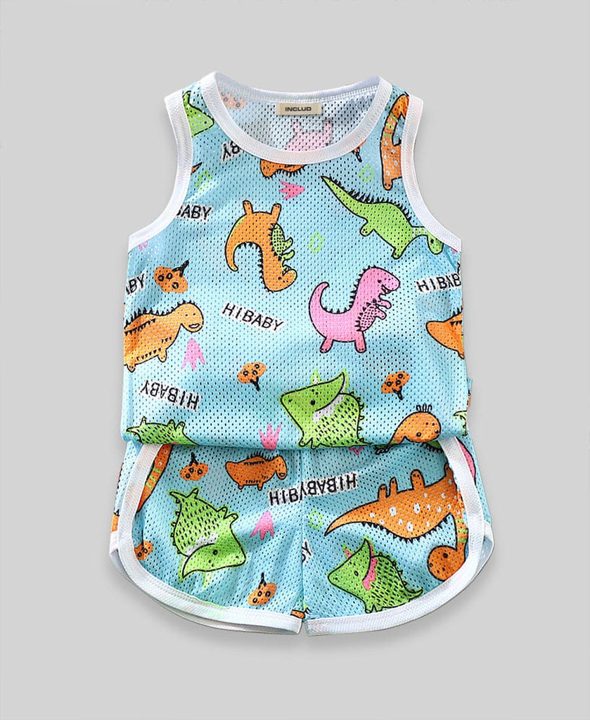 Boys Sleeveless Knitted Two Piece Set Sets Style 5 1-2 Y 