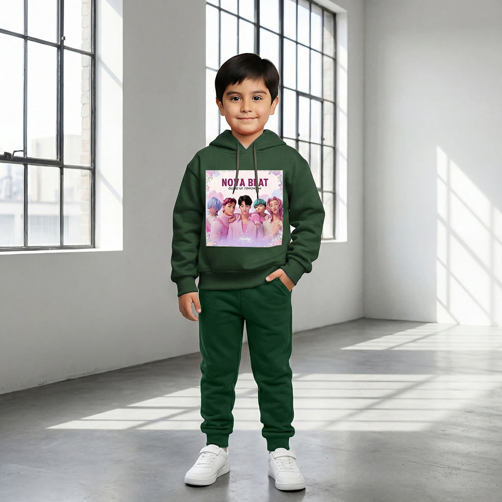 Boys' graphic hoodie and joggers set by Includ