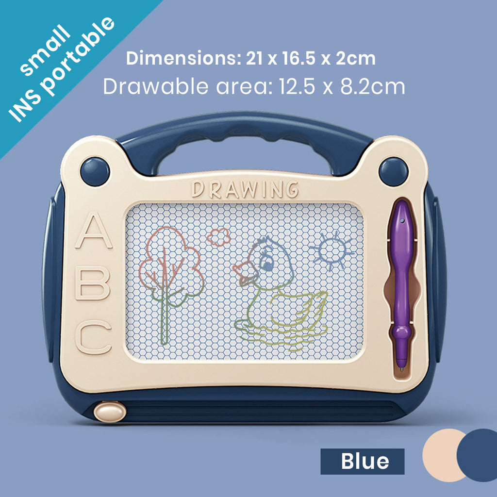 Kids Blue Magnetic Erasable Drawing Board Trending Accessories Blue Onesize