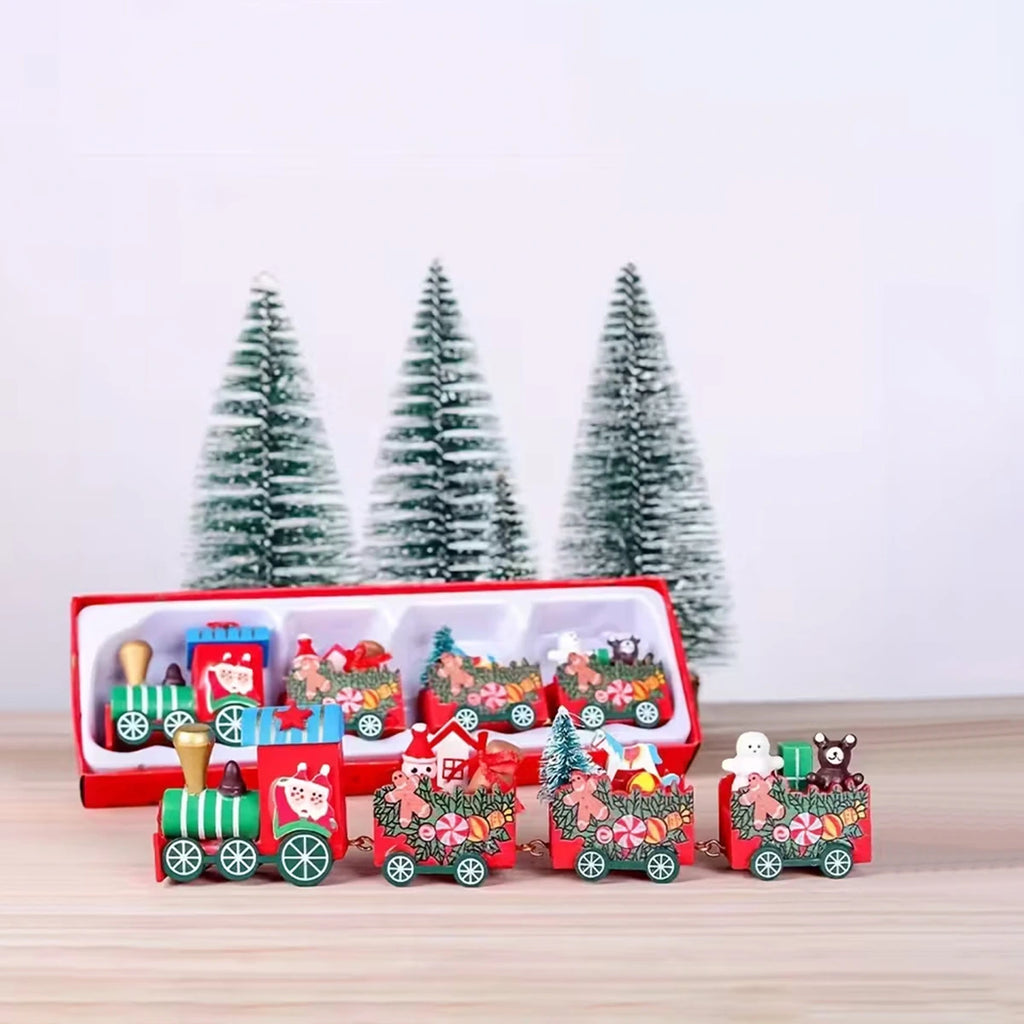Unisex Multicolor Christmas-themed mini train By Includ Trending Accessories Multicolor Onesize