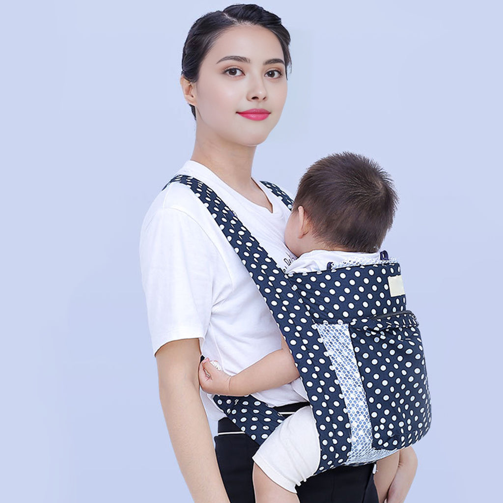 Navy Blue Polka Dot Four Claw Baby Carrier Trending Accessories Navy Blue Onesize