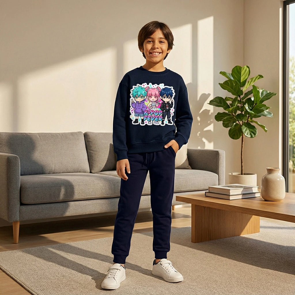 Boys' graphic sweatshirt and joggers set by Includ