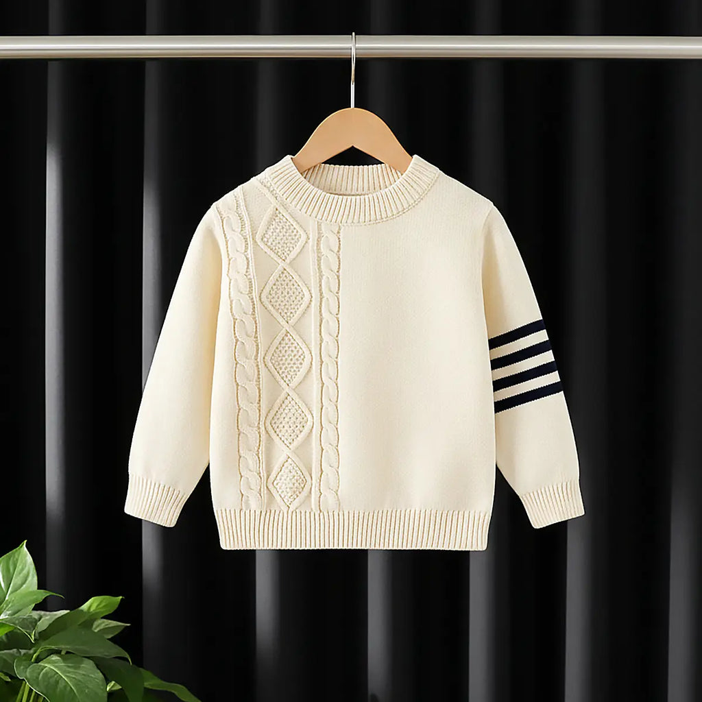 Boys Off White Self-Design Sweater Sweaters & Cardigans Off White 1-2 Y