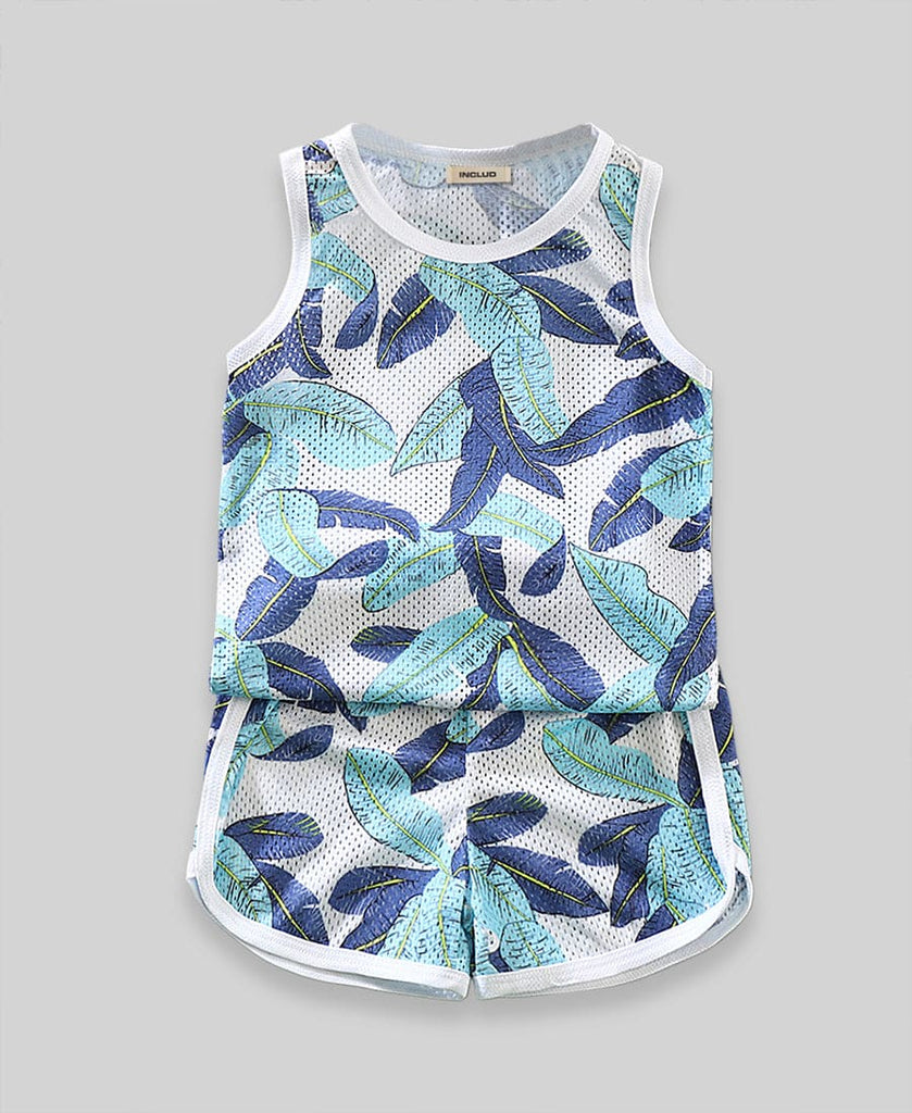Boys Sleeveless Knitted Two Piece Set Sets Style 9 1-2 Y 