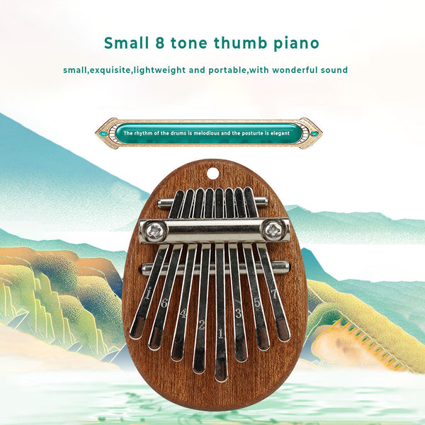 Mini Thumb Piano for Music Lovers Trending Accessories Multicolor Onesize