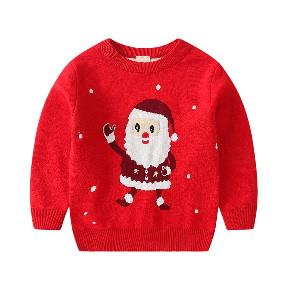 Boys Long Sleeve Christmas Theme Sweaters Sweaters & Cardigans Style 4 2-3 Y 