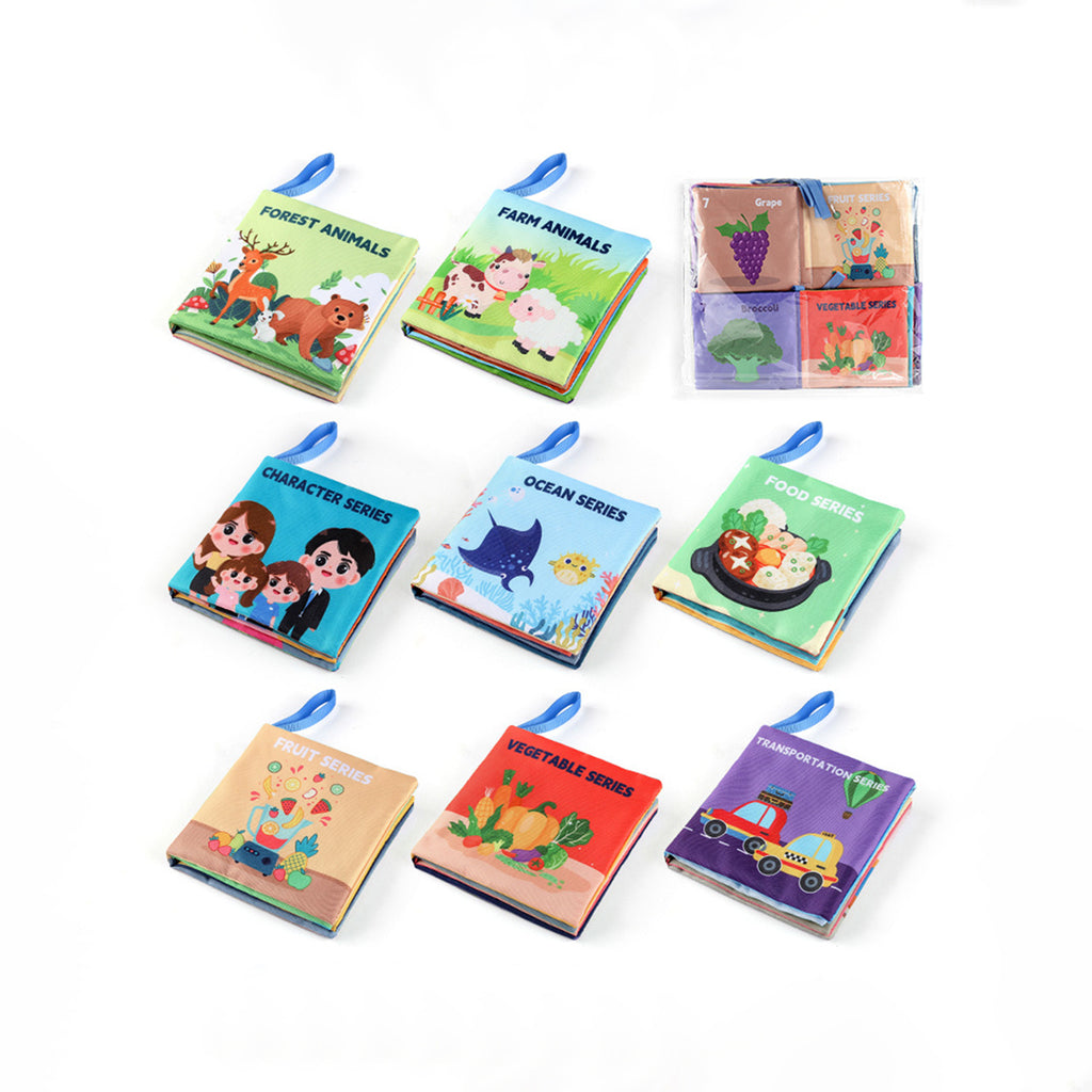 Kids Cloth Books - Set of 8 Trending Accessories Multicolor Onesize