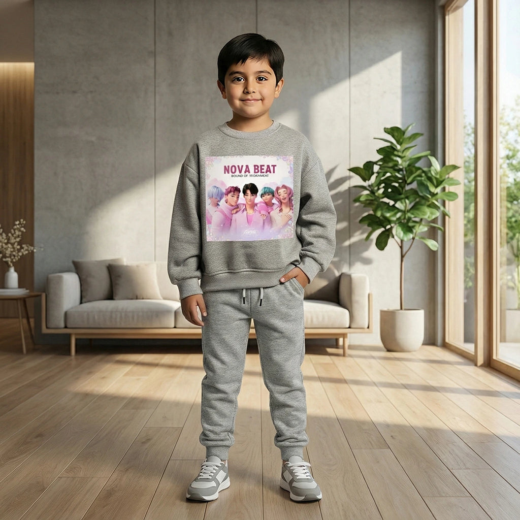 Boys' graphic sweatshirt and joggers set by Includ