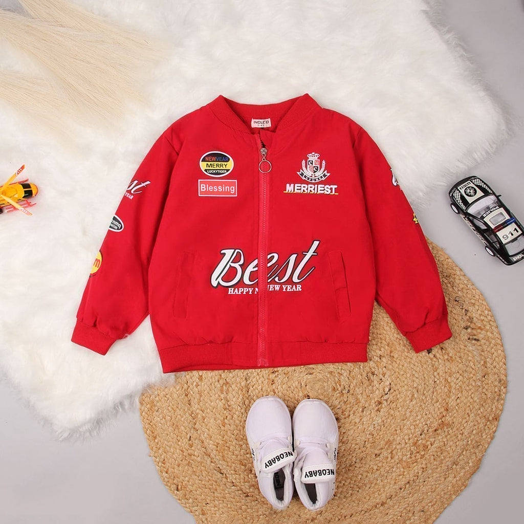 Boys Red Bomber Jackets (Copy) Coats & Jackets Red 1-2 Y