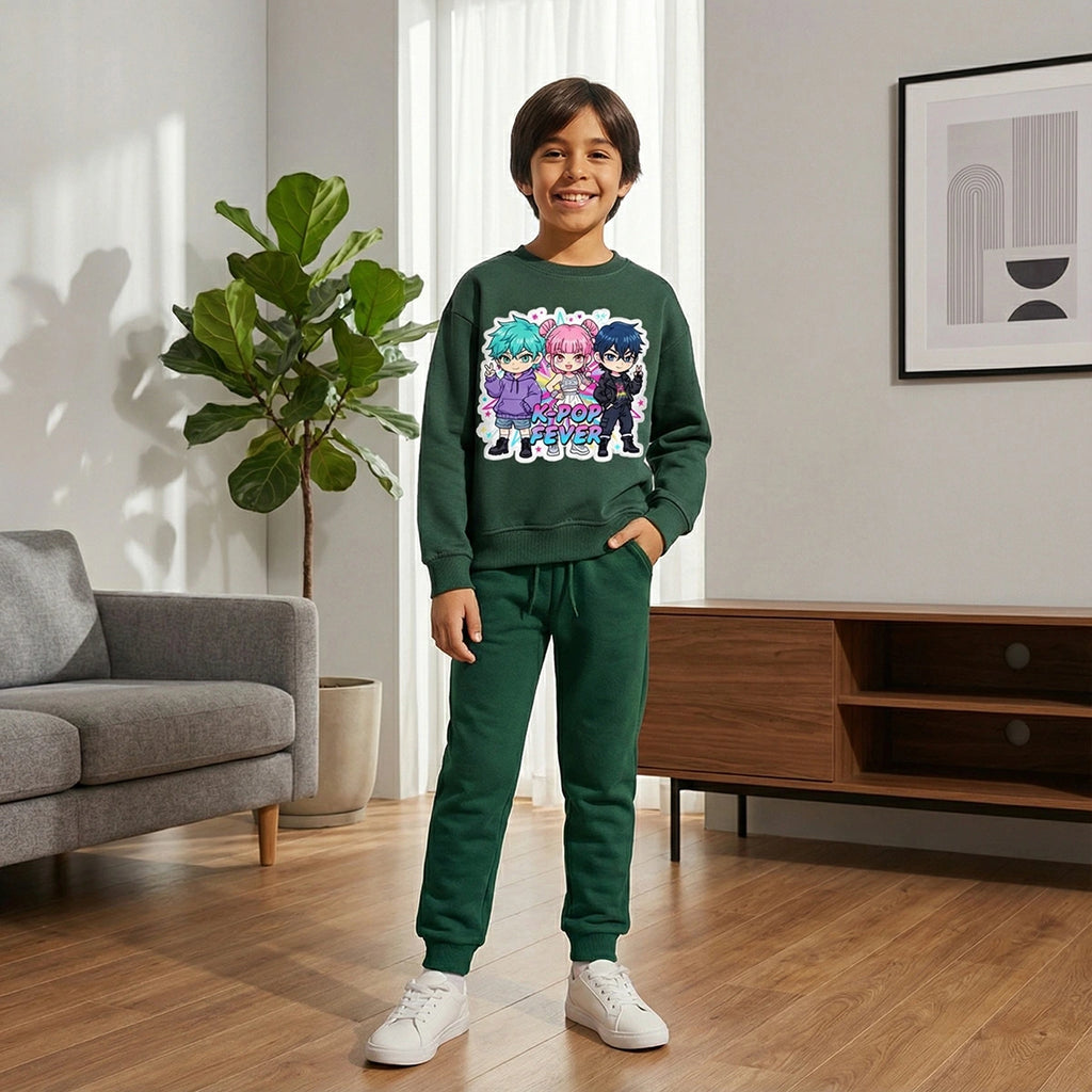 Boys' graphic sweatshirt and joggers set by Includ