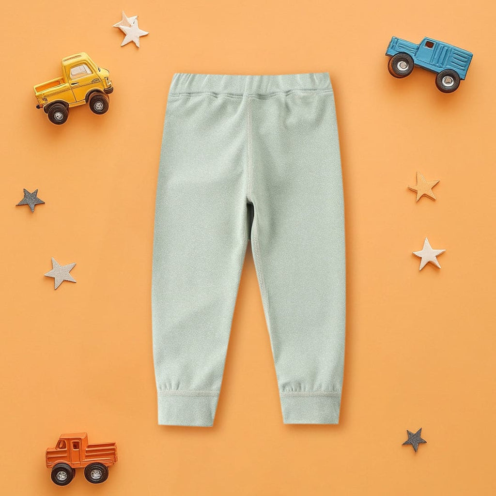 Girls Green Elasticated Waist Warm Pants Pants Green 1-2 Y 