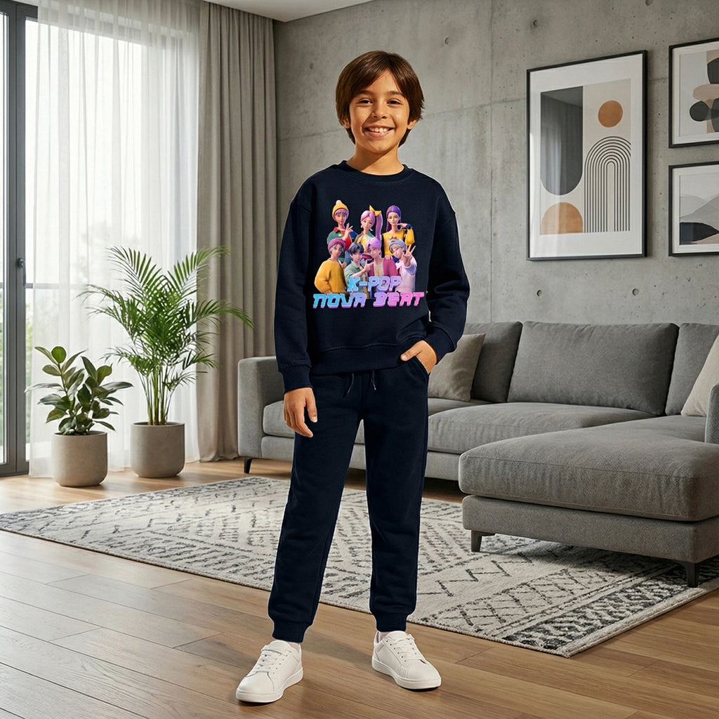 Boys' graphic sweatshirt and joggers set by Includ