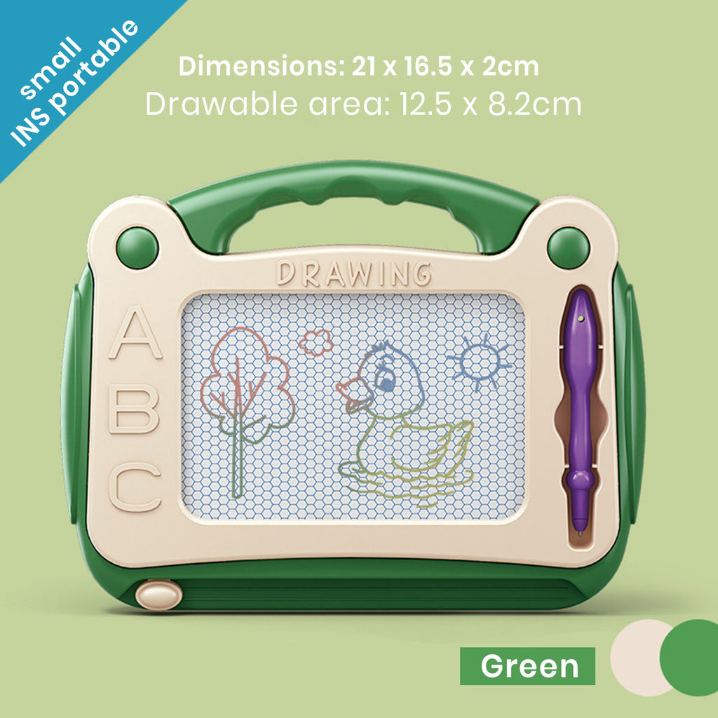 Kids Green Magnetic Erasable Drawing Board Trending Accessories Green Onesize