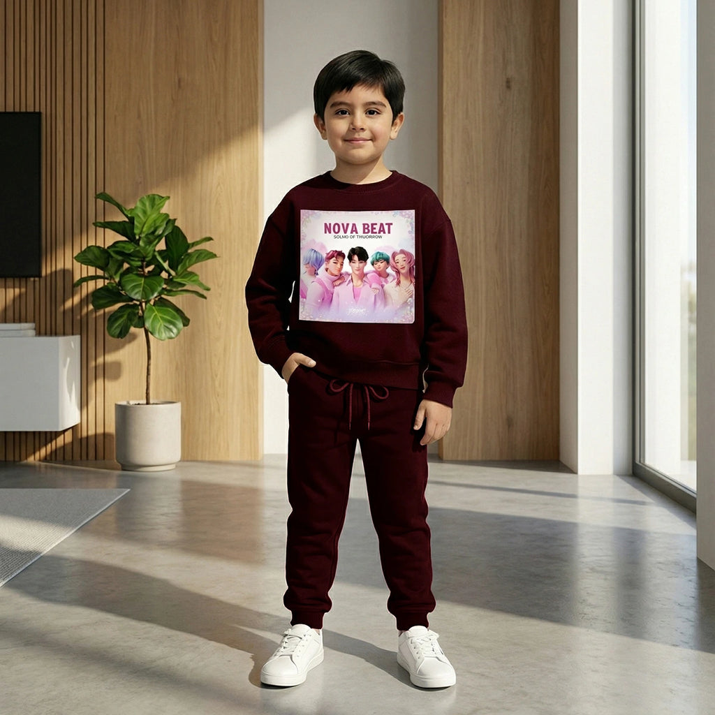 Boys' graphic sweatshirt and joggers set by Includ