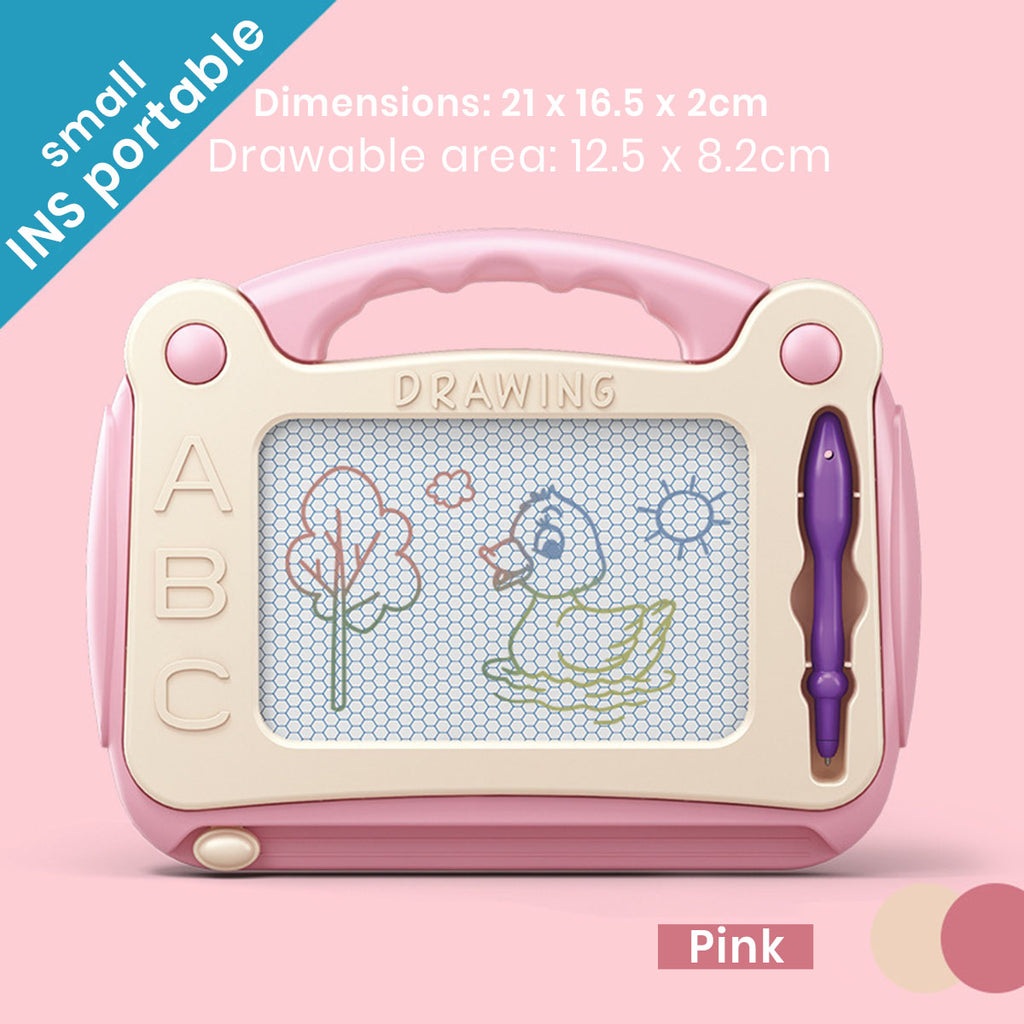 Kids Pink Magnetic Erasable Drawing Board Trending Accessories Pink Onesize