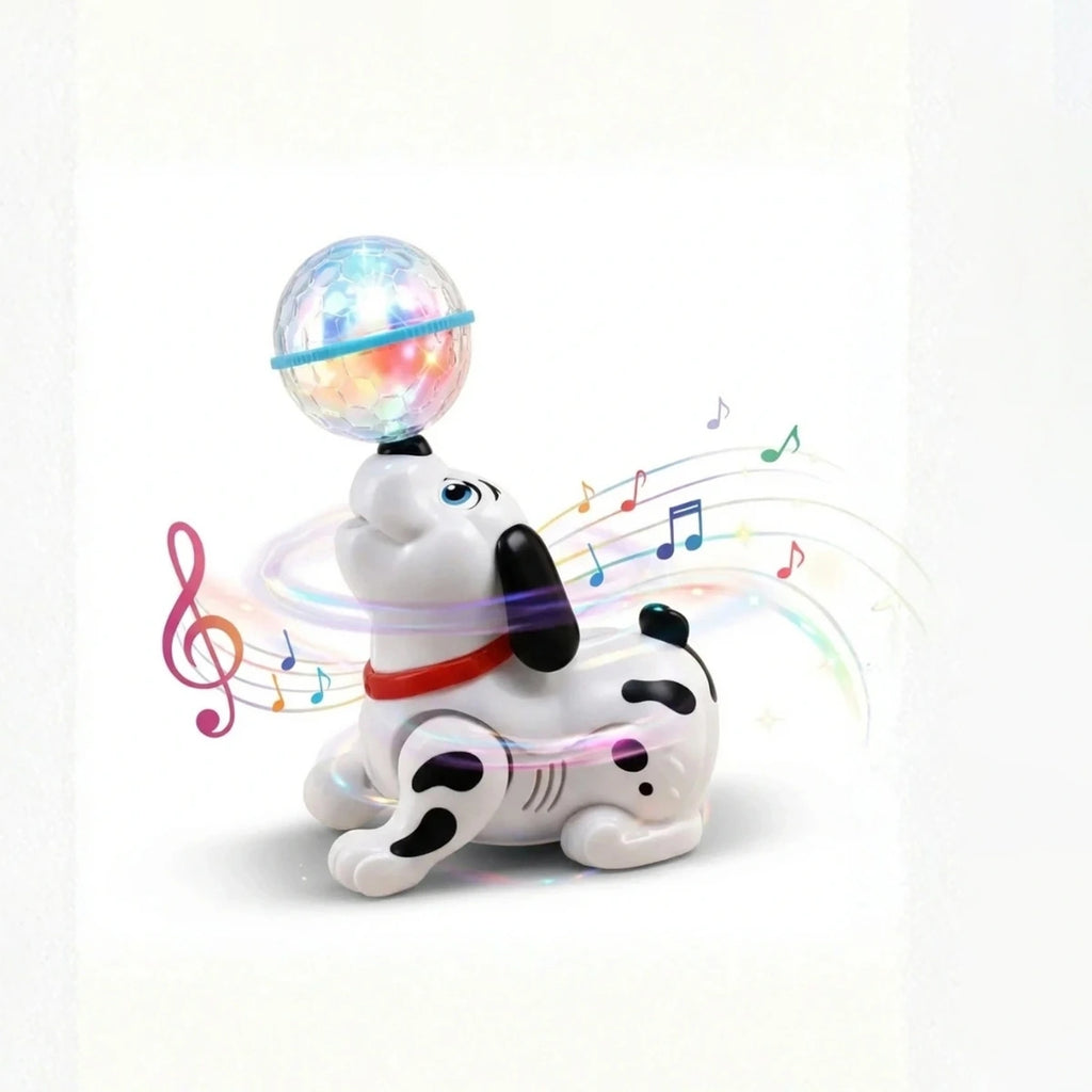 Dancing dog with Musical lights Trending Accessories White Onesize