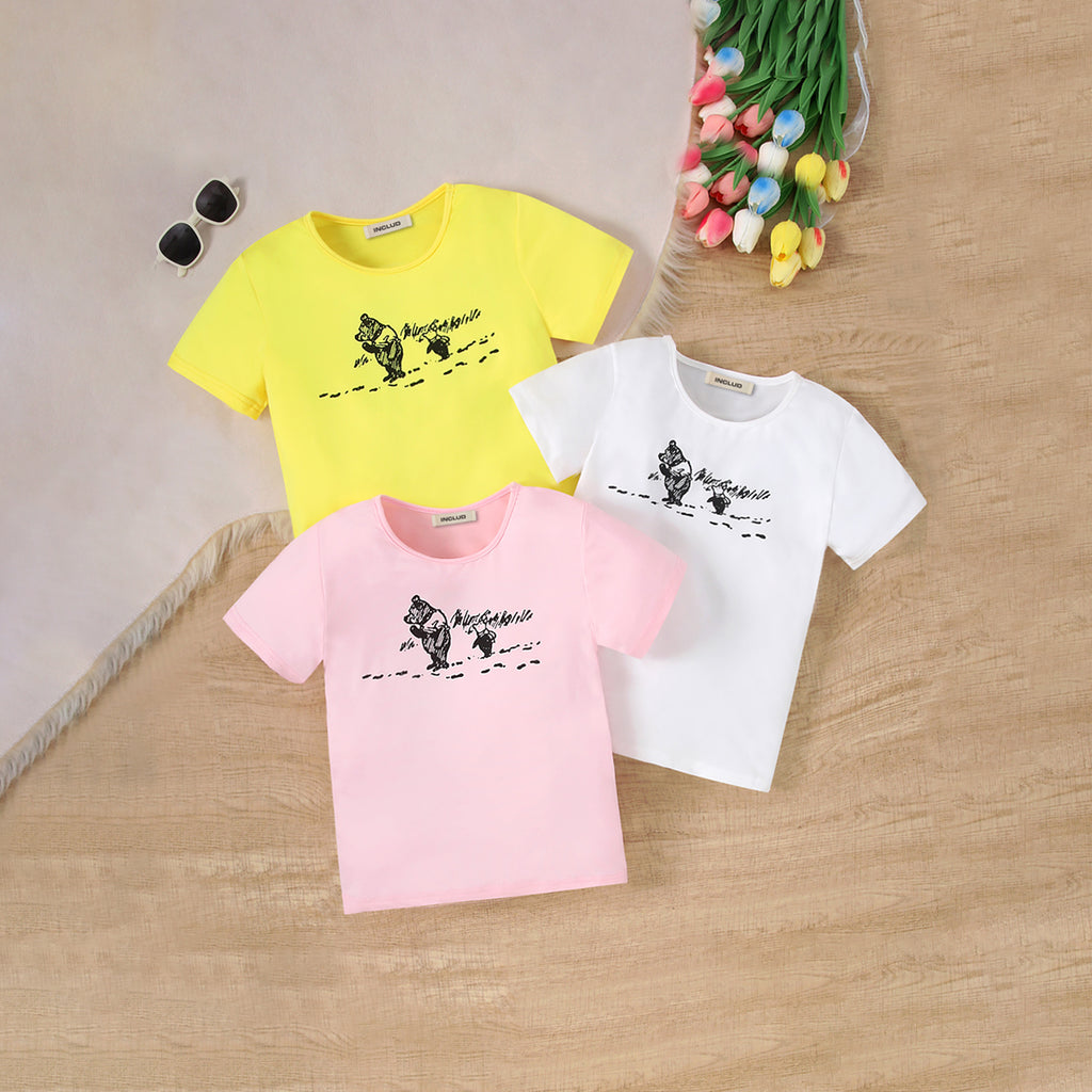 Boys Multicolor Graphics Summer Tshirts Tshirts Multicolor 3-4 Y