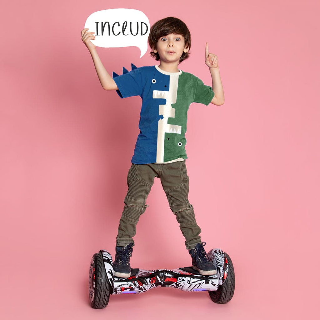 Dinosaur Print Tshirt Tshirts Beige 1-2 Y 