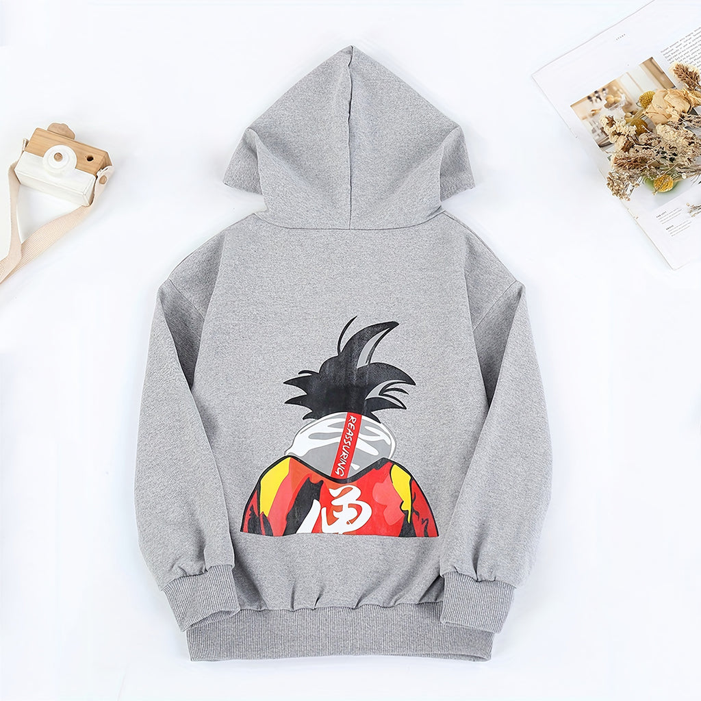 Boys Grey Graphic Print Full Sleeves Hooded Winterwear Jacket Coats & Jackets Grey 5-6 Y