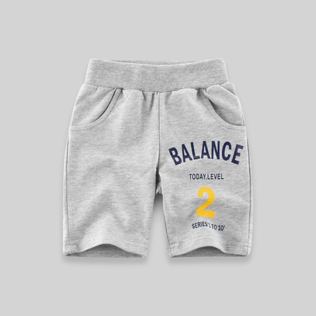 Boys Casual Bermuda Shorts Bermudas Grey 1-2 Y 