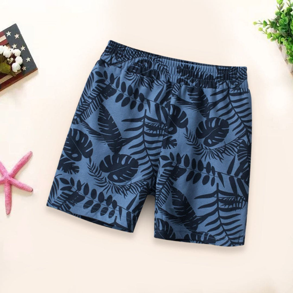 Boys Beach Printed Bermuda Shorts Bermudas Navy 1-2 Y 