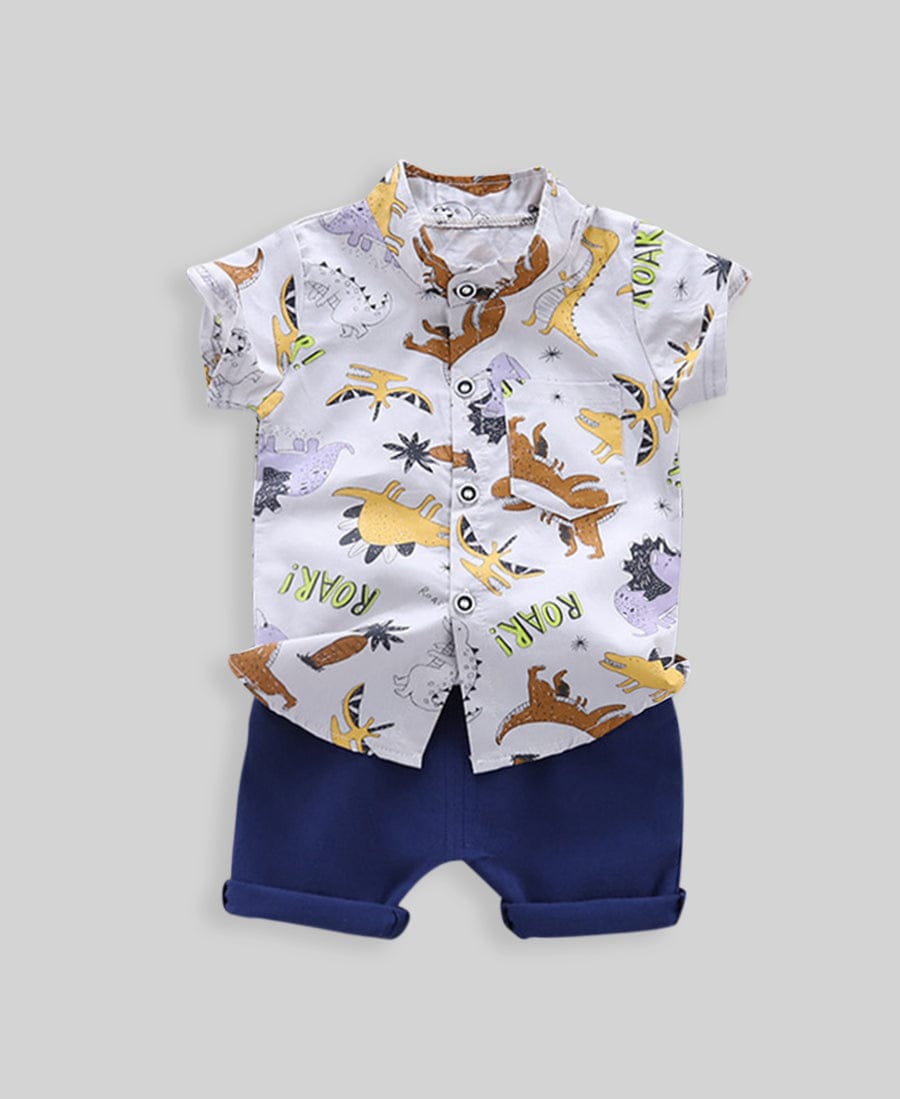 Boys Light Green Piece Set with Dinosaur Theme – INCLUD