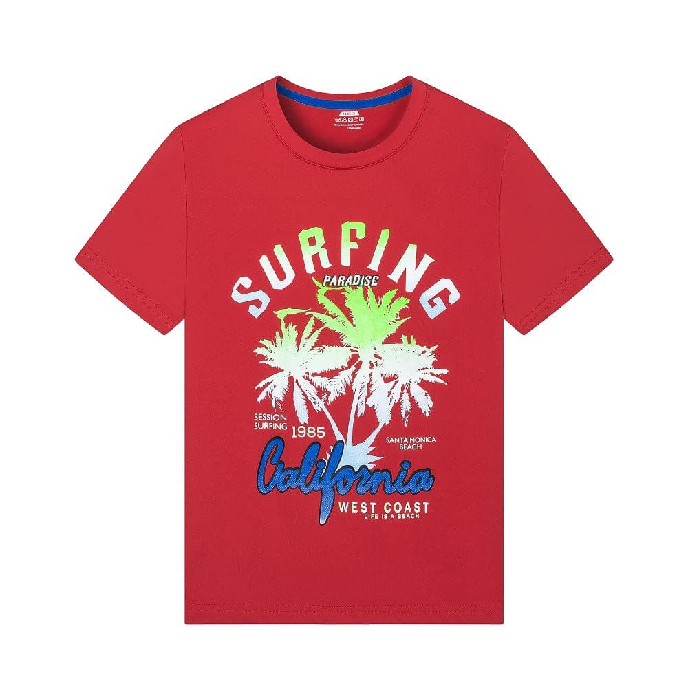 Boys Graphic Printed Tshirt Tshirts Red 6-7 Y 