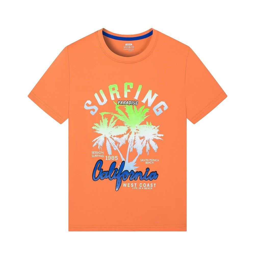 Boys Graphic Printed Tshirt Tshirts Orange 6-7 Y 