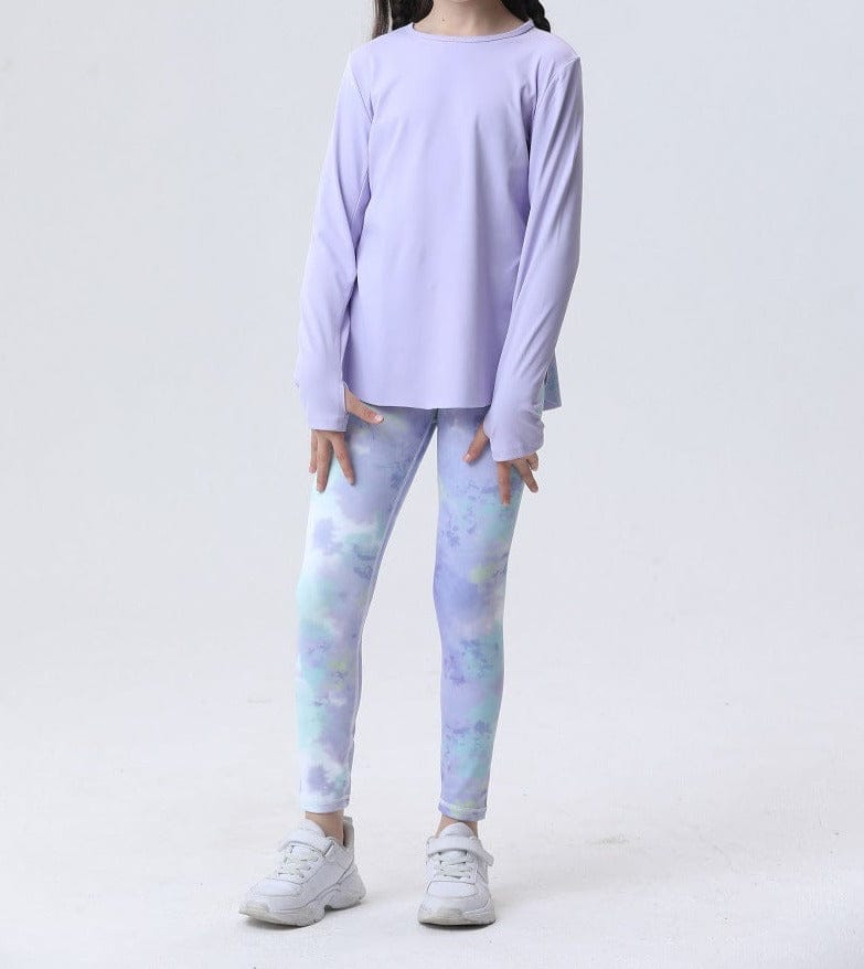 Girls Printed Training Legging Sports Bottom Style 3 4-5 Y 